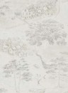 Sanderson Wallpaper Sea Houses Chalk/ Silver