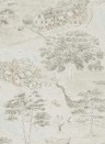 Sanderson Wallpaper Sea Houses Charcoal/ Linen