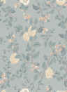Sandberg Wallpaper Kvitten - Soft Blue