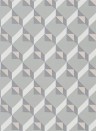 Designers Guild Wallpaper Dufrene Zinc Blue