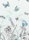 Designers Guild Papier peint panoramique Papillons - Eau De Nil