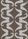 Tapete Mustachio von Flavor Paper for Arte - Graphite
