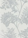 Florale Tapete Bavero Shimmer von Harlequin - Silver