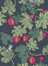 Cole & Son Carta da parati Frutto Proibito - Ink & Magenta