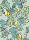 Cole & Son Carta da parati Frutto Proibito - Seafoam & Lemon