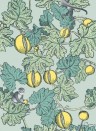 Cole & Son Papier peint Frutto Proibito - Seafoam & Lemon