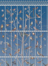 Cole & Son Carta da parati Uccelli - Cerulean Sky