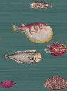 Fornasetti Tapete Acquario von Cole and Son - Viridian