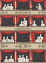 Cole & Son Wallpaper Teatro Linen and Rouge