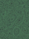 Cole & Son Wallpaper Malachite Emerald and Black