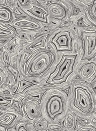 Cole & Son Wallpaper Malachite White and Black