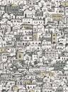Cole & Son Papier peint Mediterranea - White/ Metallic