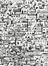 Cole & Son Papier peint Mediterranea - White and Black