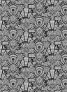 Geometrische Tapete Coupole von Jean Paul Gaultier - Argent