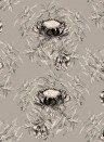 Florale Tapete Carciofi von Ailanto - Charcoal & Putty
