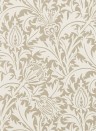 Morris & Co Wallpaper Pure Thistle Gilver