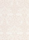 Morris & Co Wallpaper Pure Brer Rabbit Faded Sea Pink