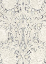 Morris & Co Papier peint Pure Pimpernel - Black Ink