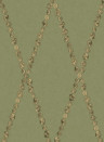 Cole & Son Carta da parati Cammei - Antique Gold on Olive