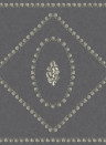 Cole & Son Tapete Conchiglie - Soft Gold on Charcoal