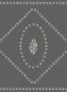 Cole & Son Wallpaper Conchiglie - Soft Gold on Charcoal