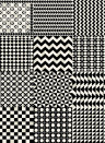 Cole & Son Papier peint Geometrico - Black/ White