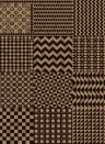 Cole & Son Tapete Geometrico - Black/ Gold