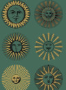 Cole & Son Wallpaper Soli - Emerald/ Gold
