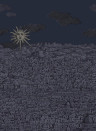 Cole & Son Papier peint Vista Mediterranea - Midnight with Gilver Sun