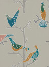 Scion Wallpaper Passaro Ginger/ Teal