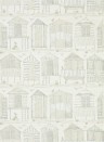 Sanderson Papier peint Beach Huts - Driftwood