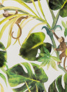 Clarke & Clarke Papier peint Monkey Business - Natural
