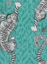 Clarke & Clarke Wallpaper Tigris Teal