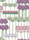 Cole & Son Papier peint Allium - Purple & White