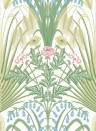 Cole & Son Wallpaper Bluebell Green and Cream