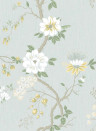 Cole & Son Wallpaper Camellia Lemon/ Sage