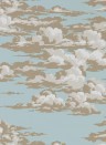 Wolken Tapete Silvi Clouds von Sanderson - English Blue