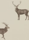 Sanderson Papier peint Evesham Deer - Birch