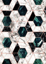 MINDTHEGAP Wallpaper Hexa Jade