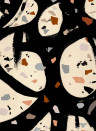 MINDTHEGAP Wallpaper Terrazzo Black