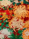 MINDTHEGAP Wallpaper Chrysanthemums Red