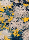 Thibaut Wallpaper Chrysanthemums Yellow