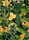 MINDTHEGAP Wallpaper Mimulus Dark Green