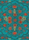 Indische Tapete Hindu Bloom von MINDTHEGAP - WP20408