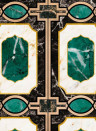 Mindthegap Papier peint Waldorf - Emerald