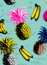 MINDTHEGAP Wallpaper Flying Objects Turquoise