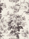 House of Hackney Wallpaper London Rose Smoke Grey