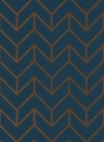 Tapete Tesselation von Harlequin - Marine/ Copper