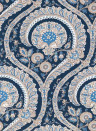 Nina Campbell Papier peint Les Indiennes - Blue