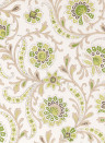 Tapete Bavilles von Nina Campbell - Green/ Taupe